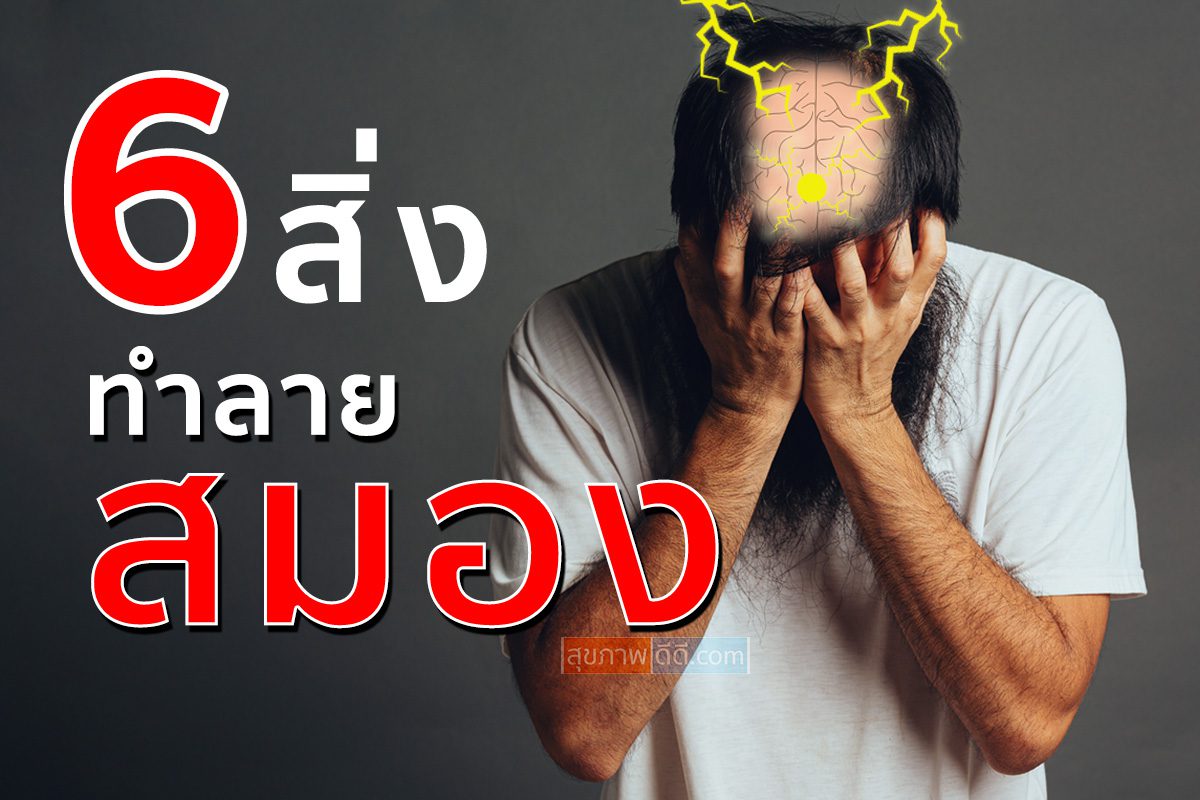 6 สิ่งทำลายสมอง