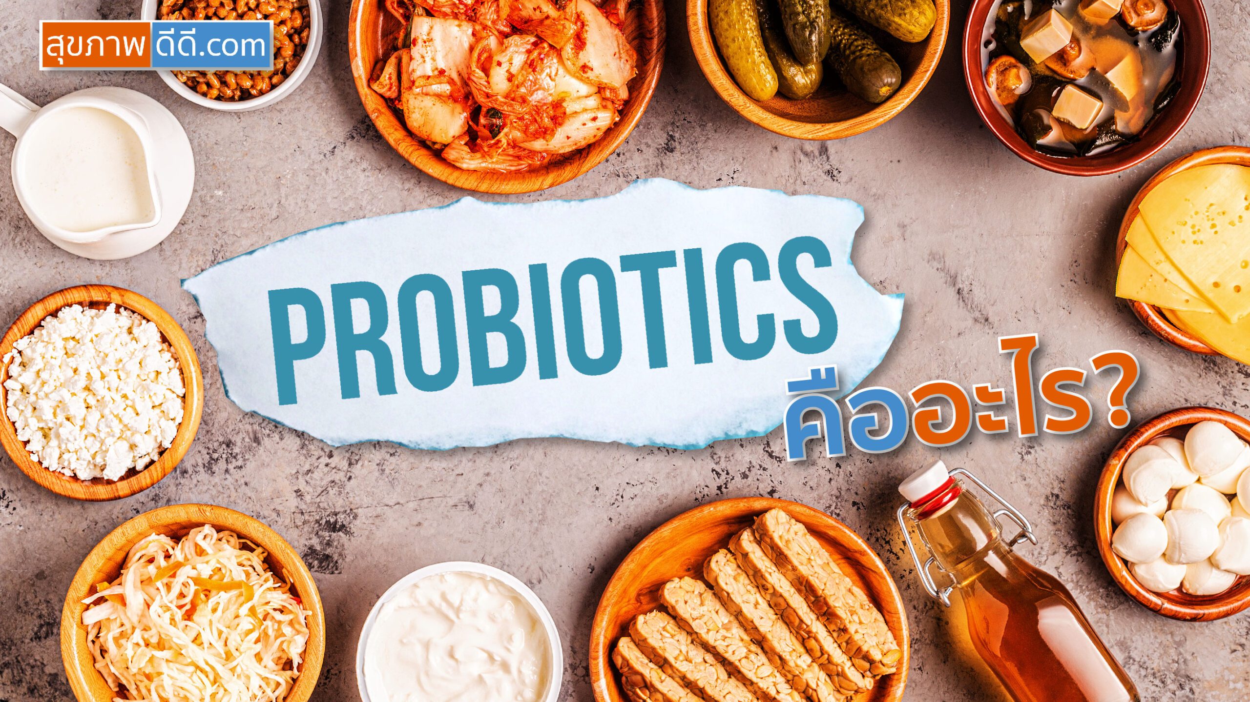 โปรไบโอติกส์ probiotics คืออะไร